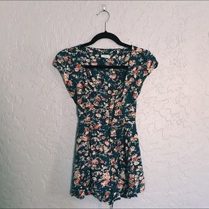 Urban Outfitters || Floral Button-Down Romper